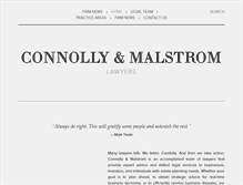 Tablet Screenshot of connollypc.com